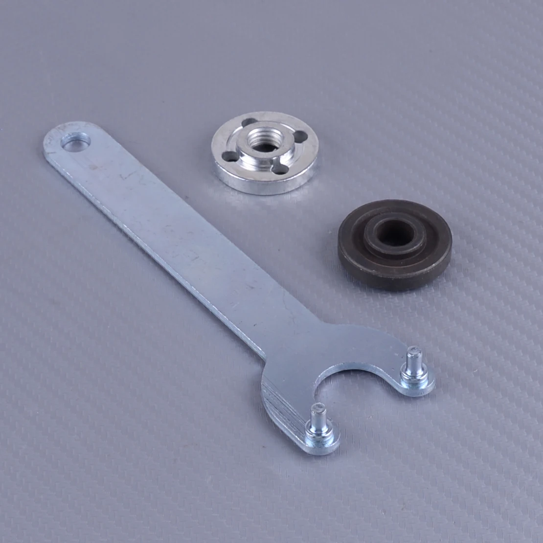 

LETAOSK Durable Silver Metal 5/8-11 Flange Angle Spanner Wrench Grinder Lock Nut Fit for Makita