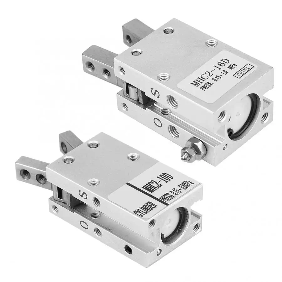 Пневматический цилиндр MHC2-10D/16D Параллельный Стиль Воздушный Пневматический зажим палец воздушный цилиндр фитинг