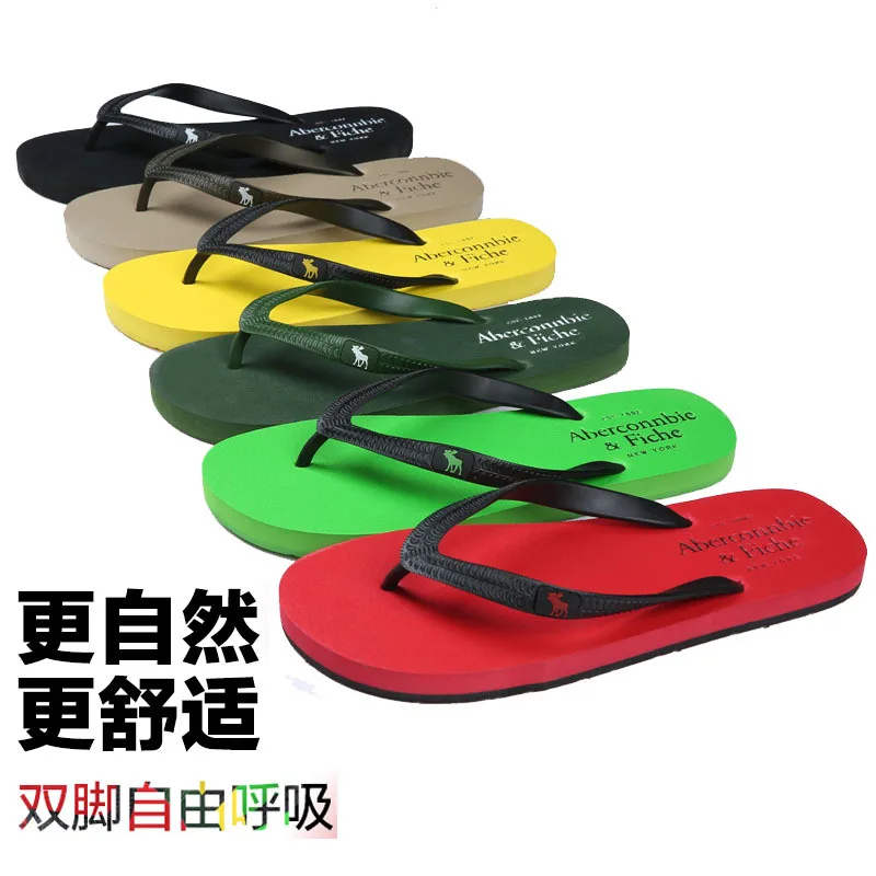 

Summer Fashion Deer Flip-flops Men's Classic Fashion-Casual Rubber Slipper Sandals Anti-slip Flip-flop Slippers