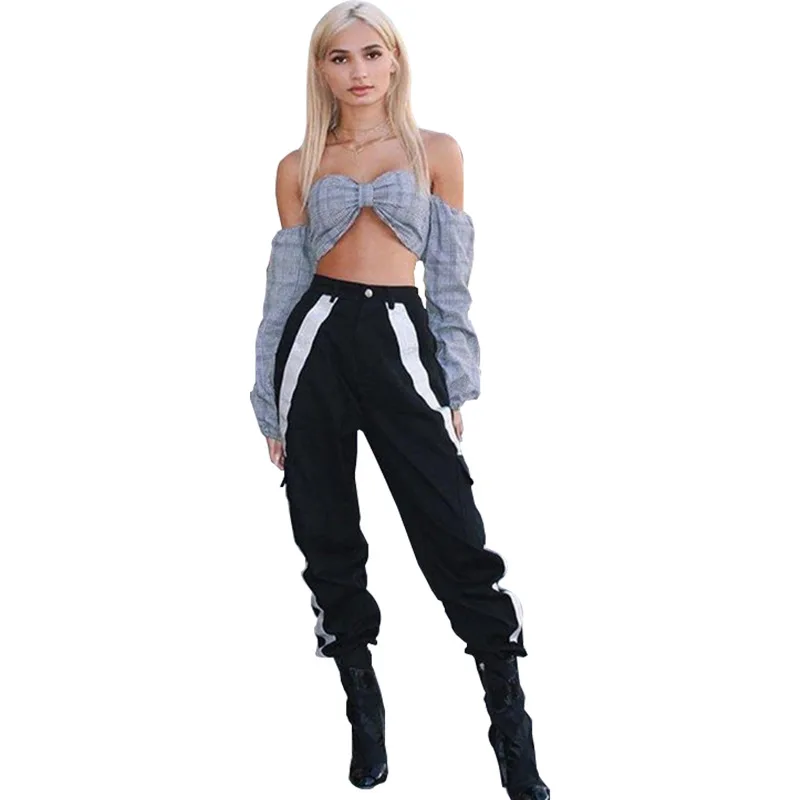Women's wear night light casual pants woman Harlan trousers