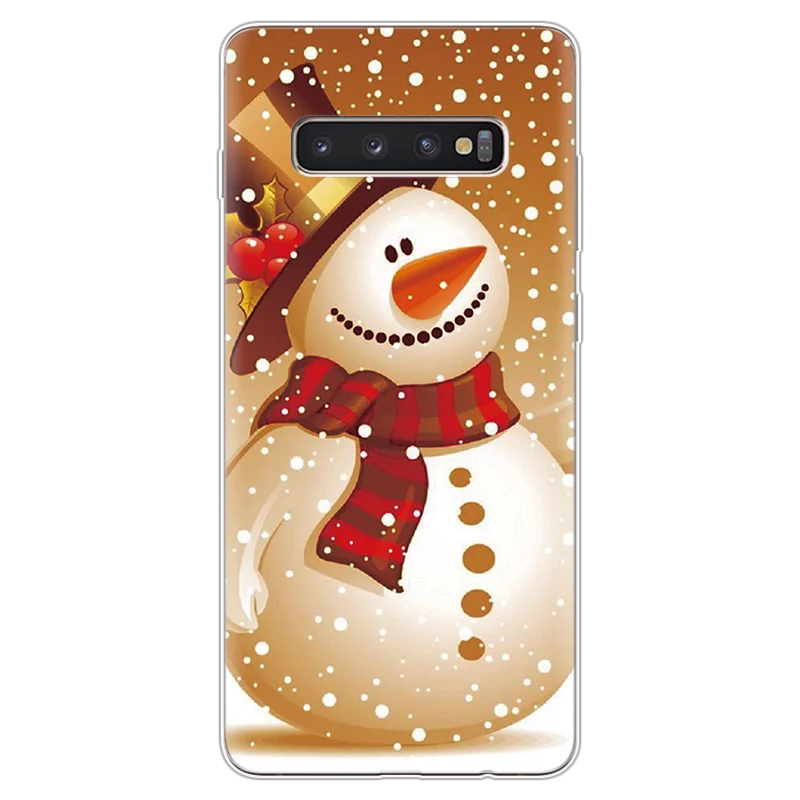 Веселый Рождественский подарок чехол для samsung Galaxy A50 A50S A40 A70 A80 A7 A9 A8 A6 плюс A5 A10S A10e олень милый чехол
