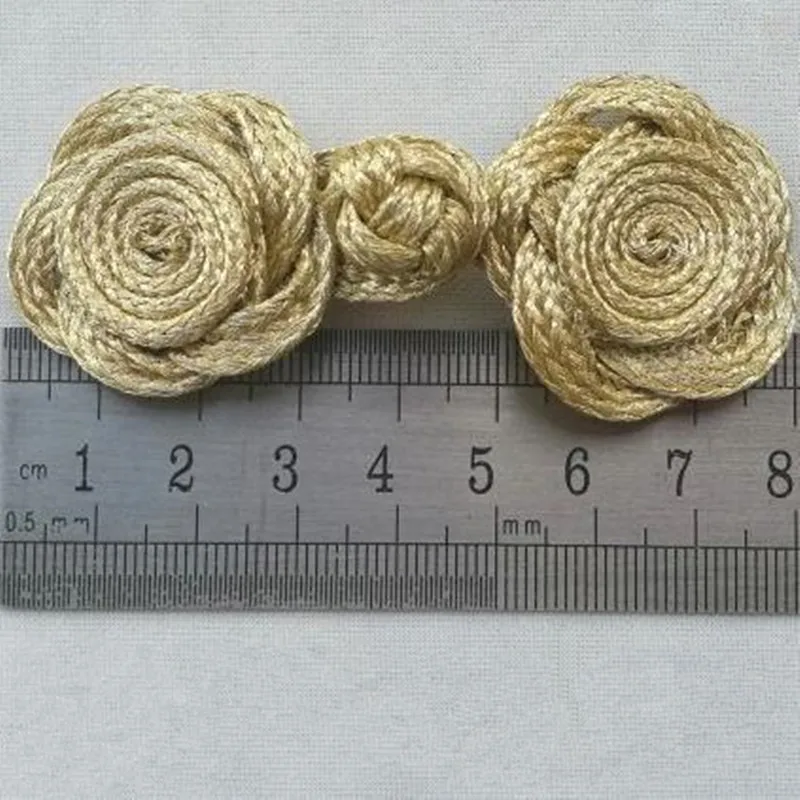 4 пары пуговиц ручной работы с китайской лягушкой застежка узлом для костюма