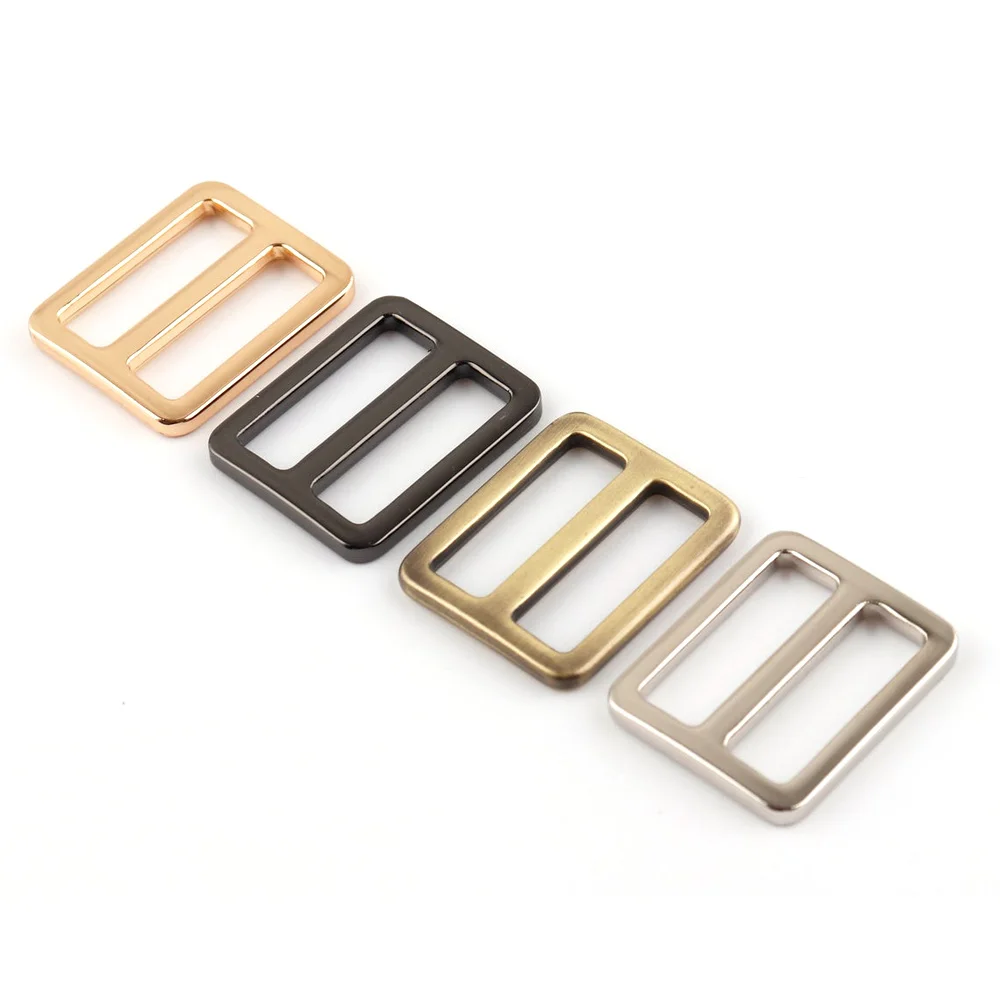 32 Mm Plata Y Bronce De Cañón Deslizador Ajustador Hebilla Metal