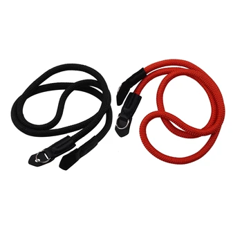 

2x Nylon Camera Rope Mountaineering Camera Shoulder Neck Strap Belt SLR Cameras Strap Accessories Part(Black&Red)