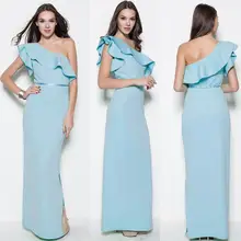 BGW одно плечо Джерси сплошной цвет оборками платья знаменитостей Vestido Bandagem Vestidos De Celebridades