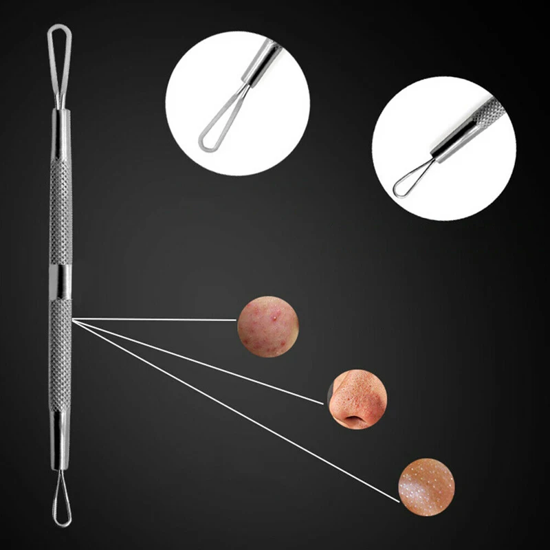 

Rakado Acne Remover Portable Double-ended Acne Needle Beauty Tool Pimple Extractor Blackhead Pore Cleaner Tools