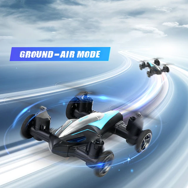 D85 2in1 Mini Drone Air-Ground Flying Car 2.4G Dual Mode Racing Professional RC Car Quadcopter Drones Children Off-road Toy Dron 3