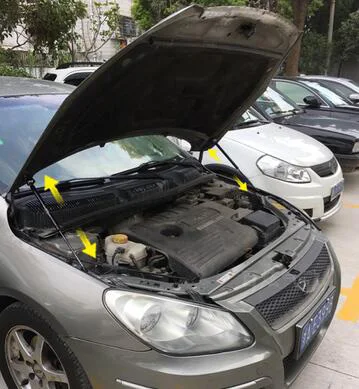2x Car Styling Front Hood Bonnet Modify Gas Struts Lift Support for Chery A3 Shock Damper Absorber