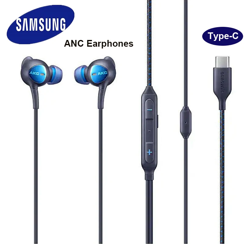 Samsung auriculares AKG tipo c ANC con micrófono, auriculares internos