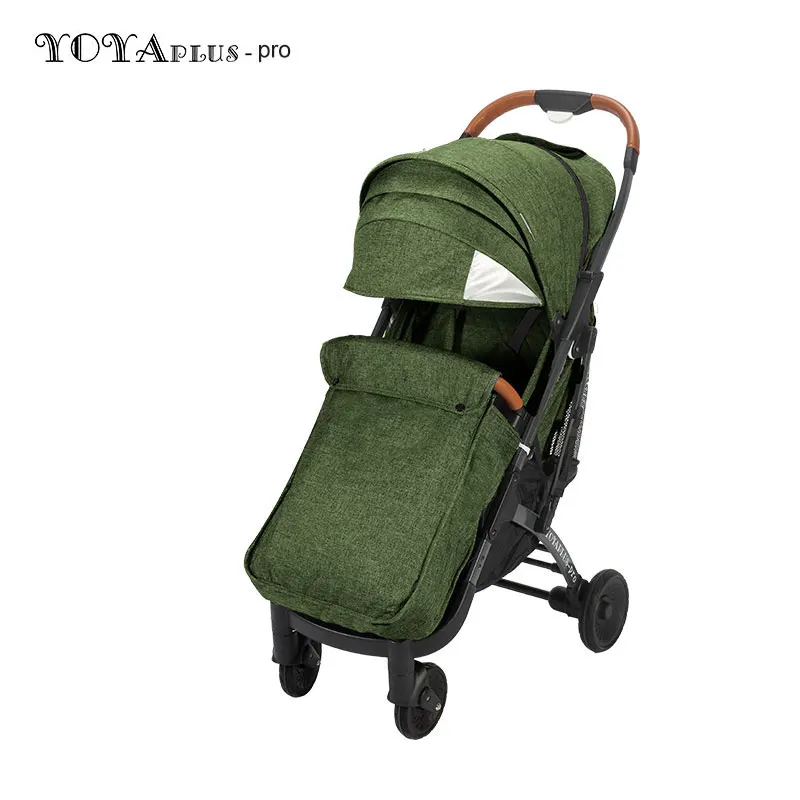 ArmyGreen YOYA Plus-Pro детская коляска на колесиках, алюминиевый Slloy светильник, вес, детская коляска с таким же цветом, чехол для ног, зимняя детская коляска - Цвет: ArmyGreen