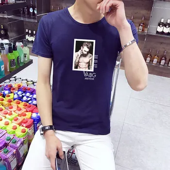 

Summer new women's street letter characters print loose short-sleeved T-shirt 26.12