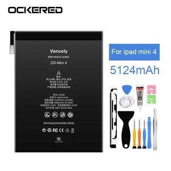 

Ockered Original 5124mAh Battery for ipad mini4 Battery For iPad mini 4 A1538 A1546 A1550 Replacement Battery with free tools
