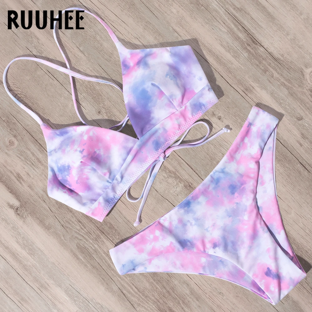 womens tie dye bathing suit