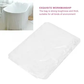 

50pcs Disposable Bath Bag Portable Bathtub Household Traveling SPA Bath Tub Bags for Salon Transparent Thickening Foot Bath Bags