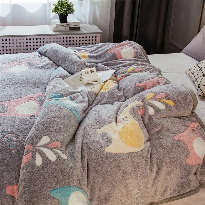 Тонкое фланелевое одеяло зимний взрослый мягкий толстый плед с искусственной меховой подкладкой для дивана кровати дивана Frazadas Mantas De Cama Cobertor