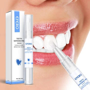 

EFERO White Teeth Whitening Pen Tooth Gel Whitener Bleach Remove Plaque Stains Dental Tools Oral Hygiene Teeth Cleaning Serum