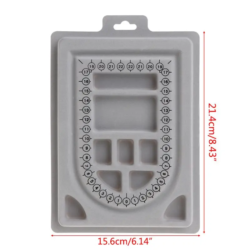 

DIY Necklace Tray Design Handmade Necklaces Making Jewelry Tools Crafts Gifts Organizer Measurement Compartment Beads Beading