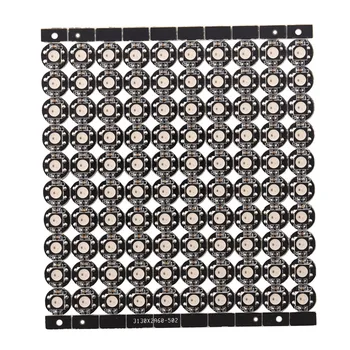 

HOT-WS2812B LED Pixels Light Strip 10X10 5050 LED Panel Pixel Sn RGB Individually Built-In RGB Addressable Lamp 5V