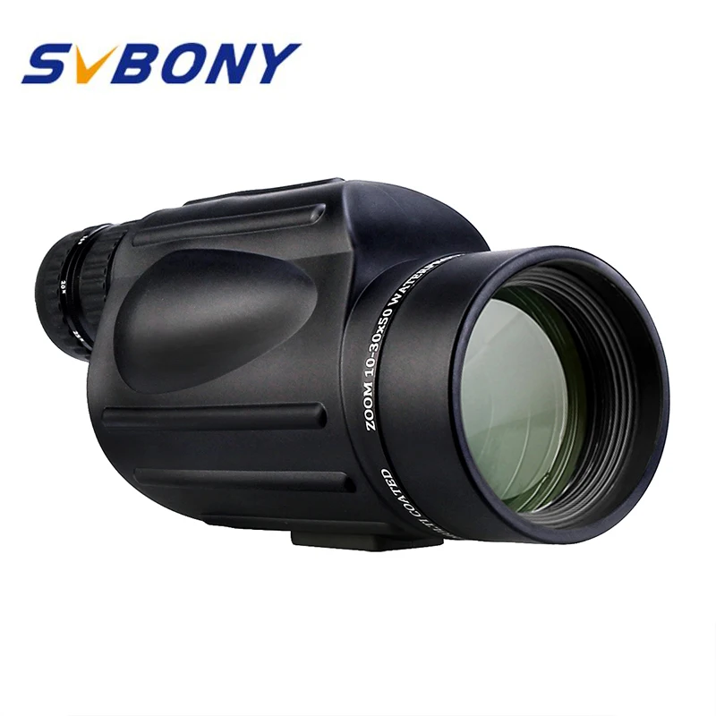 Monocular Telescope Porro-Prism SVBONY Travel Low-Night-Vision 10-30x50-Zoom Multi-Coated-Lens