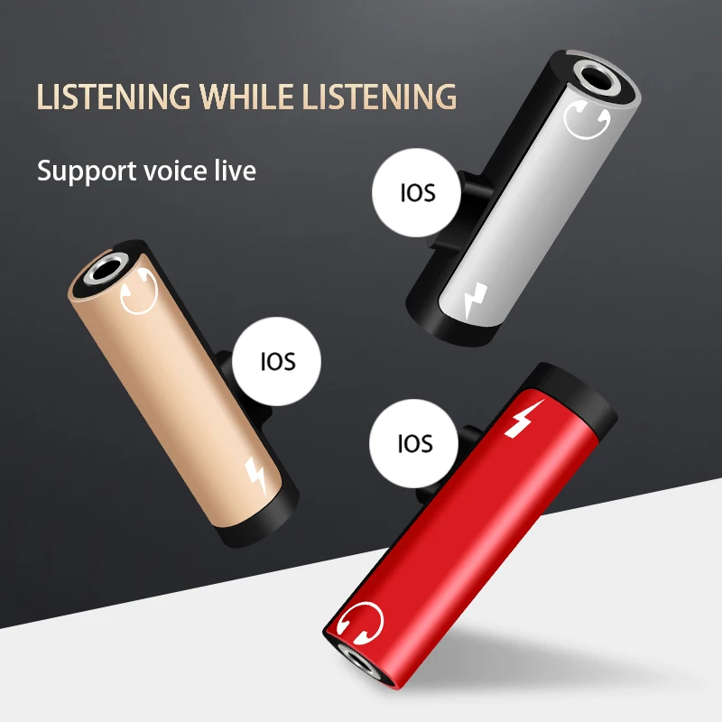 Для lightning/3,5 мм разъем Aux наушники кабель для наушников OTG Аудио адаптер IOS 13 для iPhone 11X7 8 Plus зарядное устройство адаптер