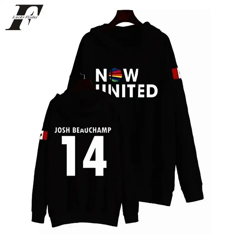 2020 Now United Hoodie Sweatshirts Josh Beauchamp 14 Pullover Kpop New Tracksuit Print Canada Casual Men Women Hooded Full 300g Aliexpress