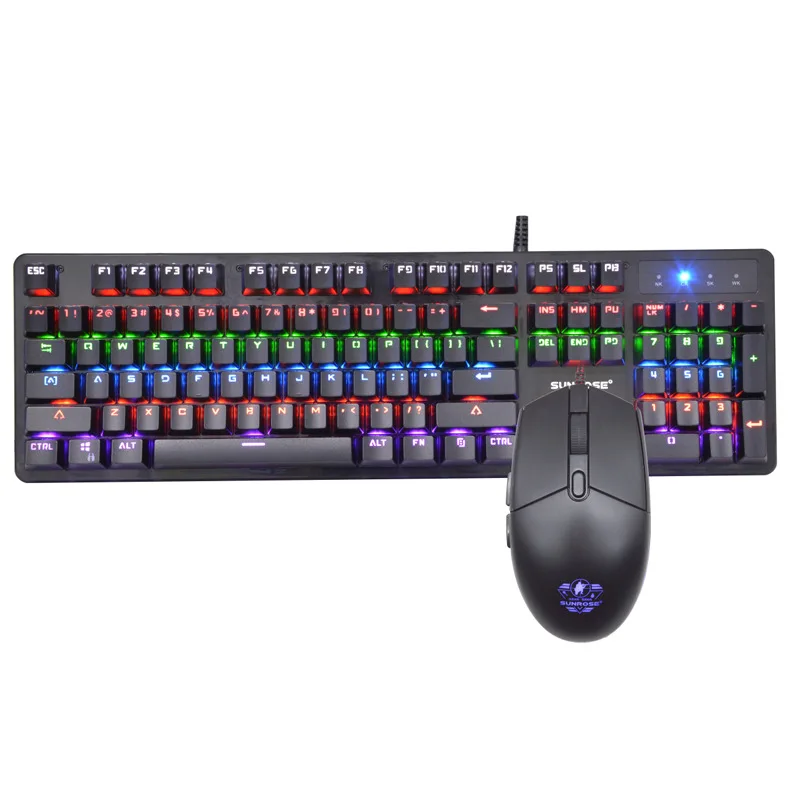 

Sunrose Sunrose T700 Machinery Keyboard Mouse Set Keyclick Keyboard