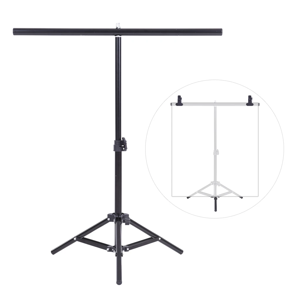 

60.5 * 70cm Small Photography Studio Video Metal Support Stand System Kit Set for PVC Backdrop Background