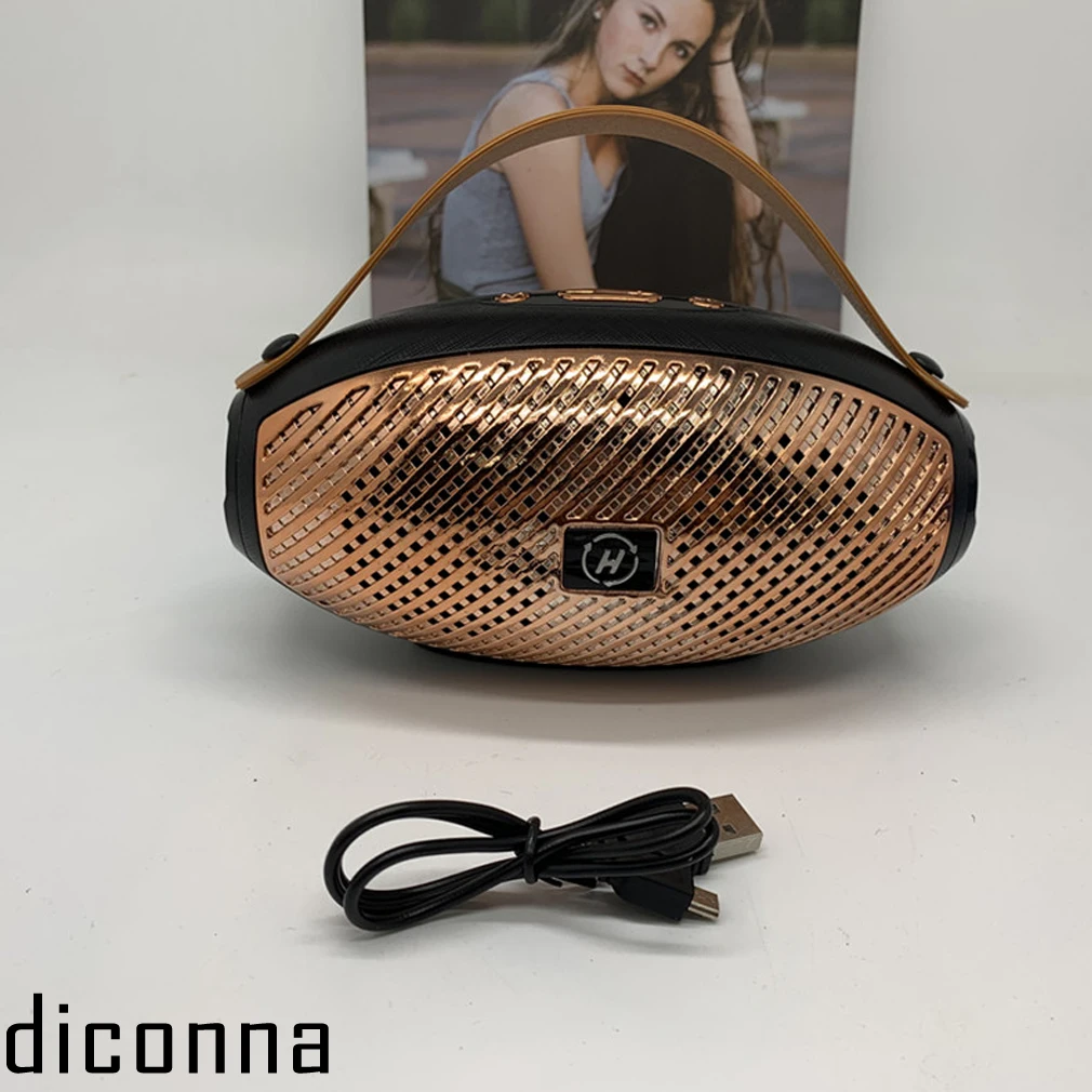 Бас Bluetooth динамик беспроводной водонепроницаемый открытый стерео бас USB/TF/FM радио
