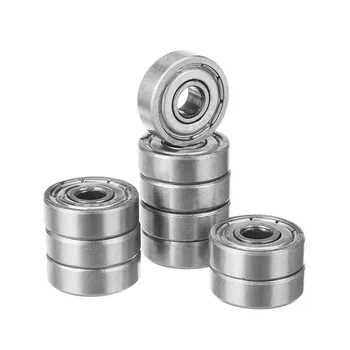 

10Pcs/set 625ZZ Bearing Double-sided Seal Miniature High-carbon Steel 625 ZZ Deep Groove Raceway Ball Bearing