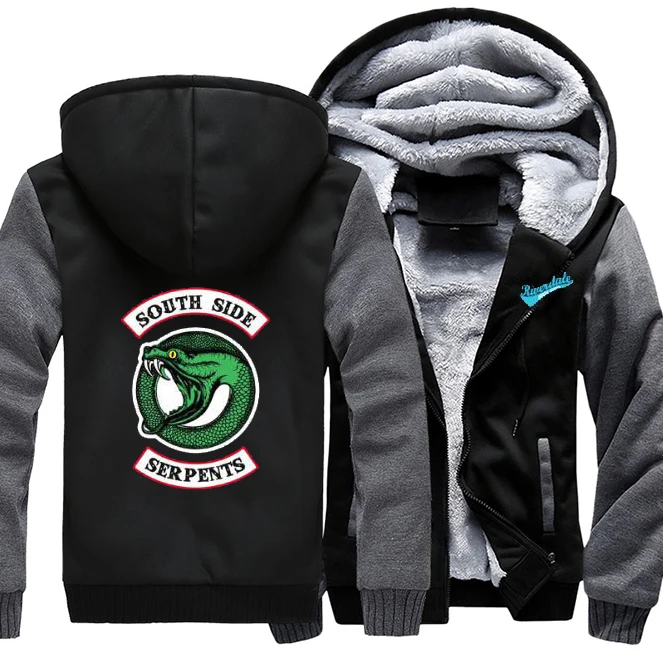 

USA size Men Winter Hoody Print Zipper Jacket Casual Sweatshirts Thicken Hoodies Coat