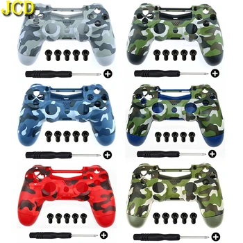 

JCD Replacement Full Shell & Buttons Mod Kit For PS4 Slim JDS 040 Gamepad Protection Case For JDS-040 PS4 Pro Housing Cover