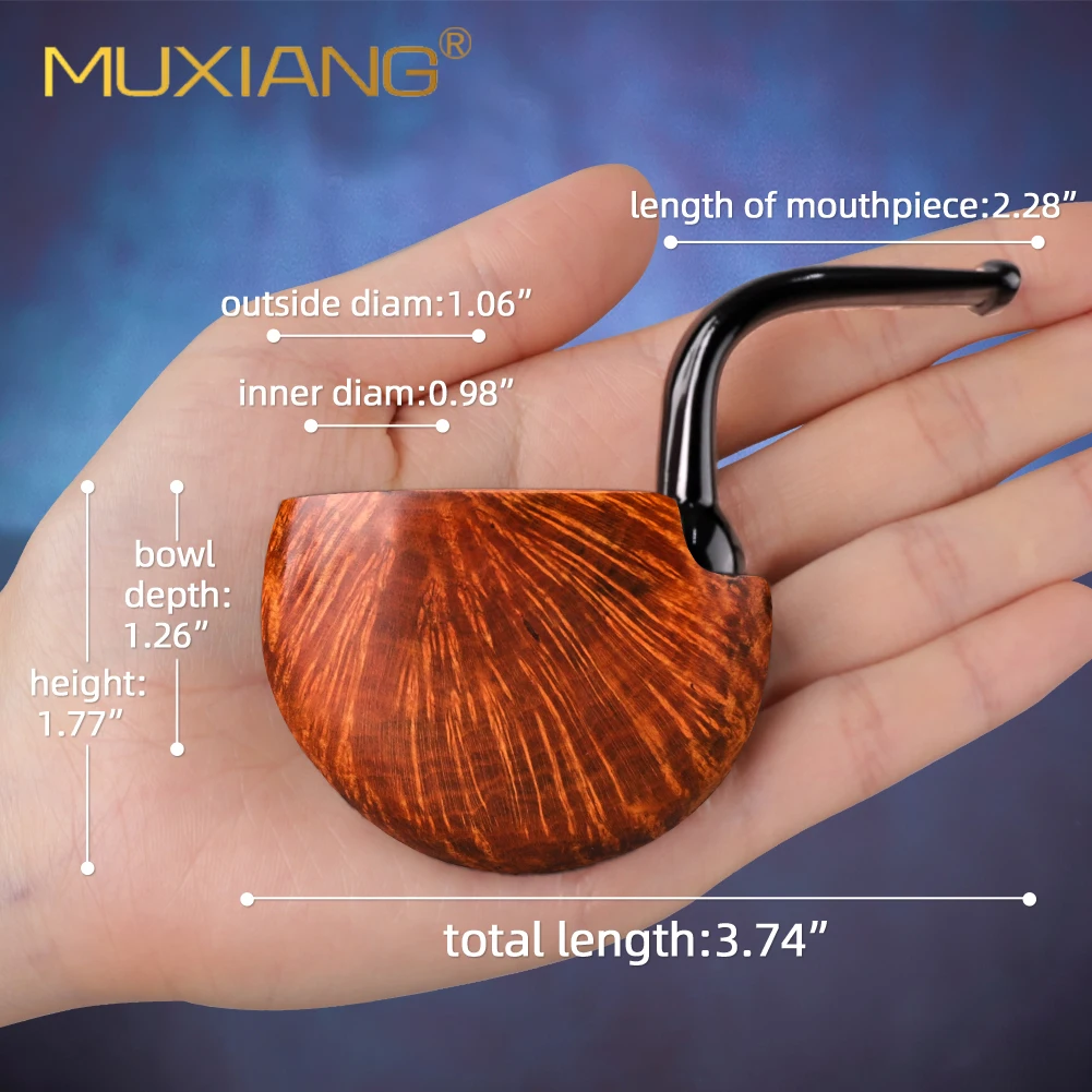H3f3de437d352403ebc0a31c7196892dcb Handgemachte Mini-Rauchpfeife aus Bruyèreholz
