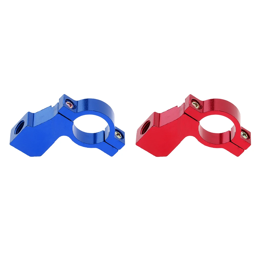 2 Pieces Motorcycle Bike Handlebar Mirror Adapter Bracket Rear View Support