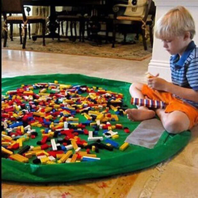 

Oversized Baby Toy Quick Storage Bag Travel Picnic Mat Toy Mat Creative Waterproof Convenient Organizing Bag For Home Kids Toy