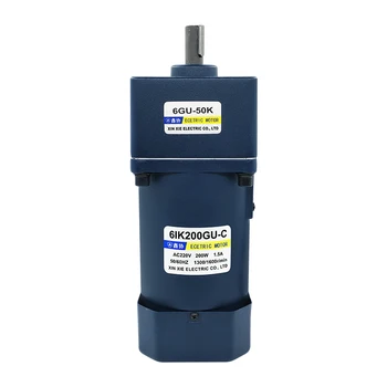 

Motor 220V AC gear reducer motor 180W200W small slow-speed forward and reverse electric one-way motor