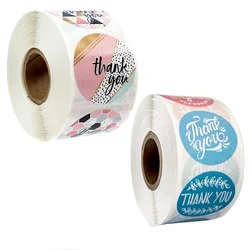 Vintage Kraft Paper Stickers Scrapbook Gift Stationery Label Stickers Handmade With Love Thank You For The Stickers