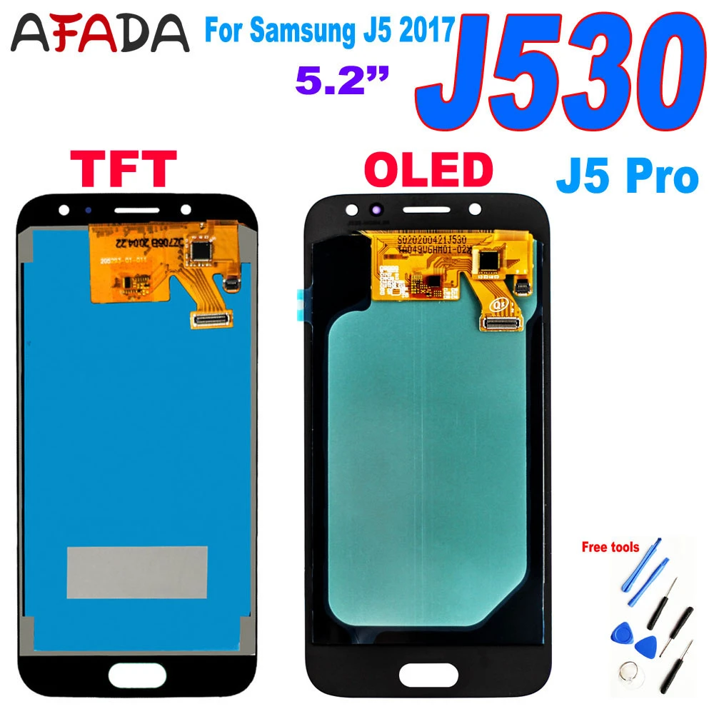 Test Amoled Lcd Samsung J5 Pro 17 J530 J530f Sm J530f Lcd Ekran Dokunmatik Ekran Digitizer Meclisi Lcd Degistirme Cep Telefonu Lcd Leri Aliexpress