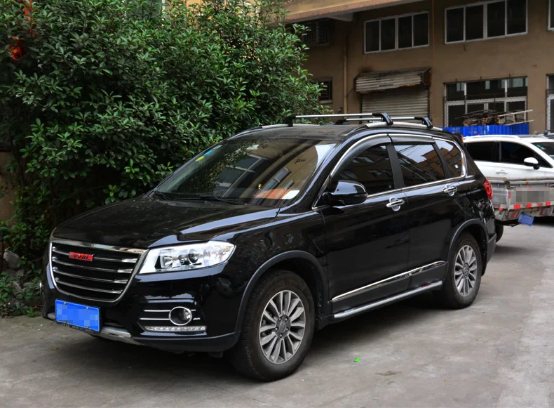 SHITURUI For HAVAL H6 sport Serultra quiet truck roof bar car special aluminum alloy belt lock