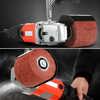 

New Burnishing Machine 220V 1400W Car Polisher Electric Sander Grinder Stainless Steel Sanding Polisher Metal Drawing Machine