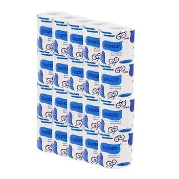 

Toilet Paper, 3-Ply Standard Rolls Toilet Paper Soft Skin-Friendly No Fragrance Bath Tissue Paper for Commercial Household