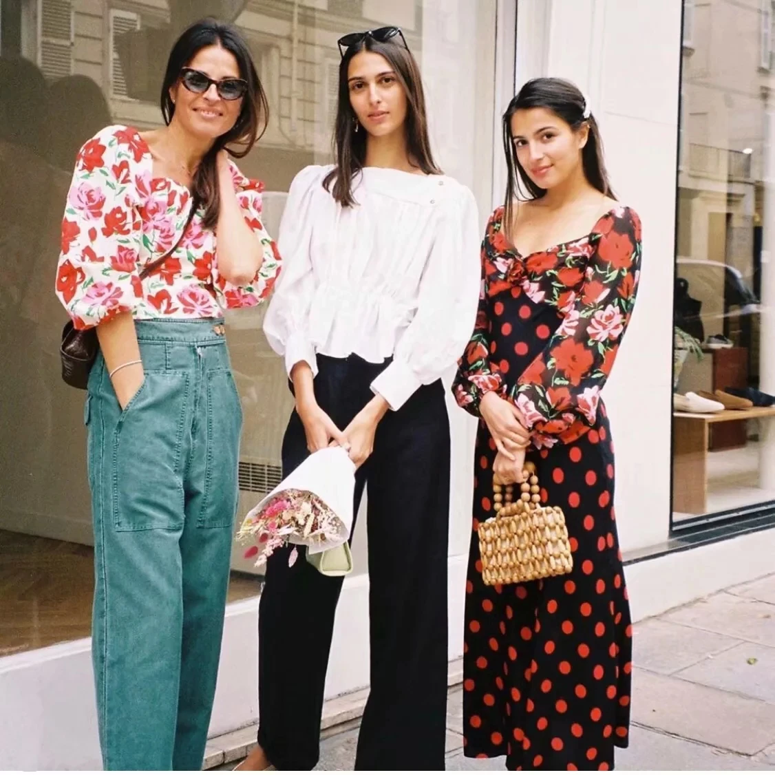 Увядшие blusas mujer de moda модный блогер винтажный Красный цветочный принт Короткое Кимоно блузка женские топы и блузки
