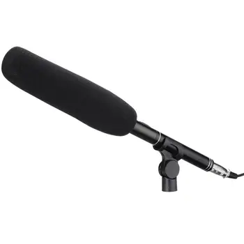 

Phone Microphone Mini Portable Condenser Phone Video Camera Interview Microphone With Muff For iPhone Samsung Mic