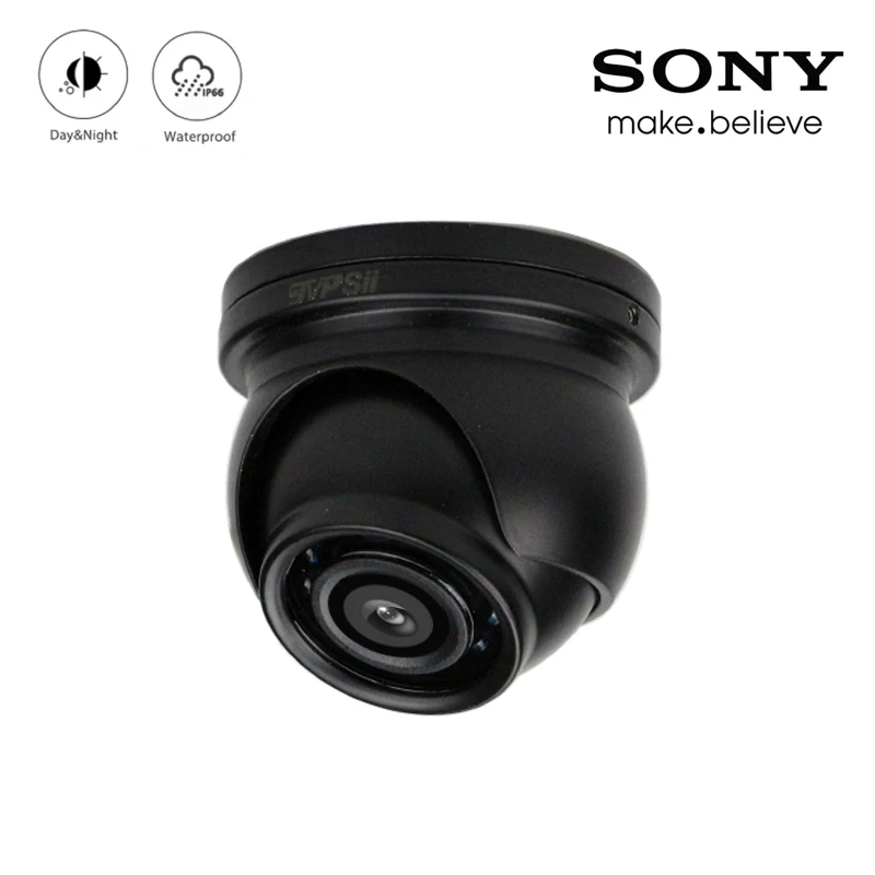 4 шт. сумка 5mp/4mp/2 м 12 шт. Инфракрасные светодиоды IP66 черный металлический чехол водонепроницаемый мини AHD купольная камера видеонаблюдения