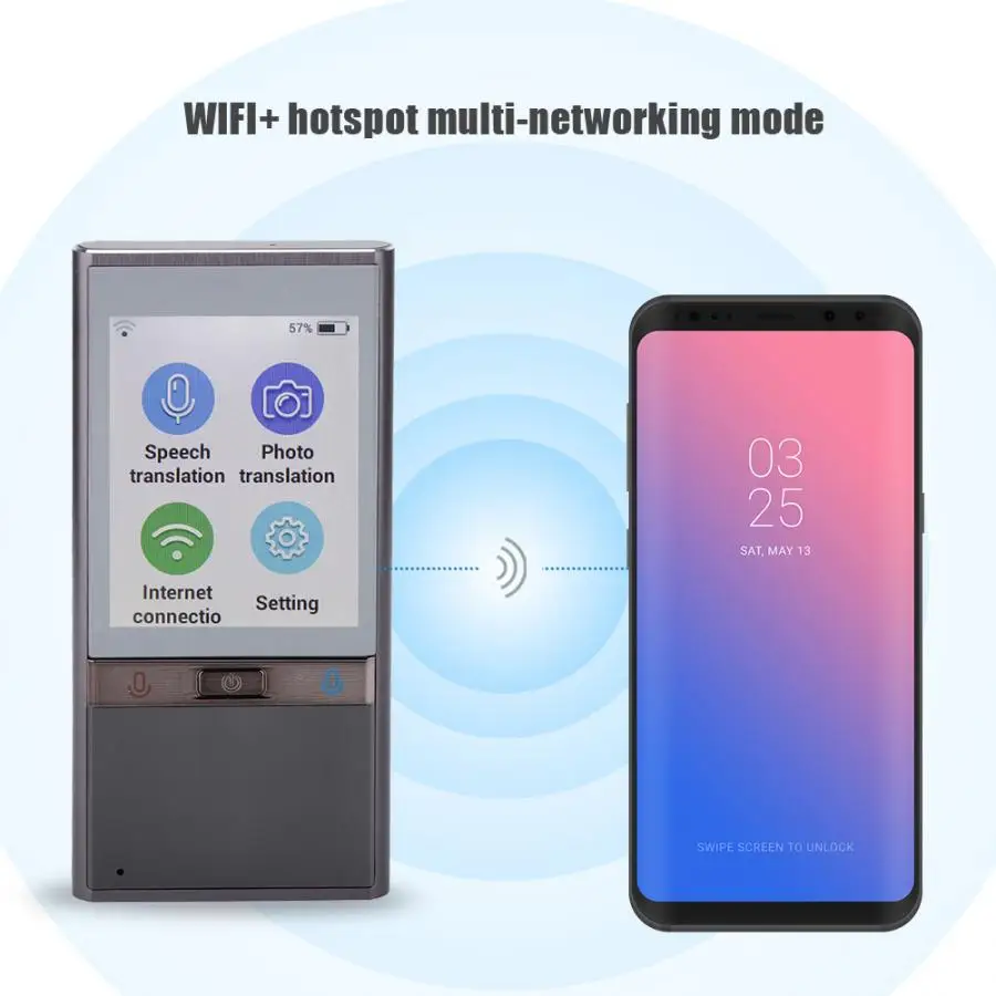 T9 2.8inch Touch Screen WiFi 106 Languages Camera Intelligent Voice Translator Intelligent Voice Translator #2