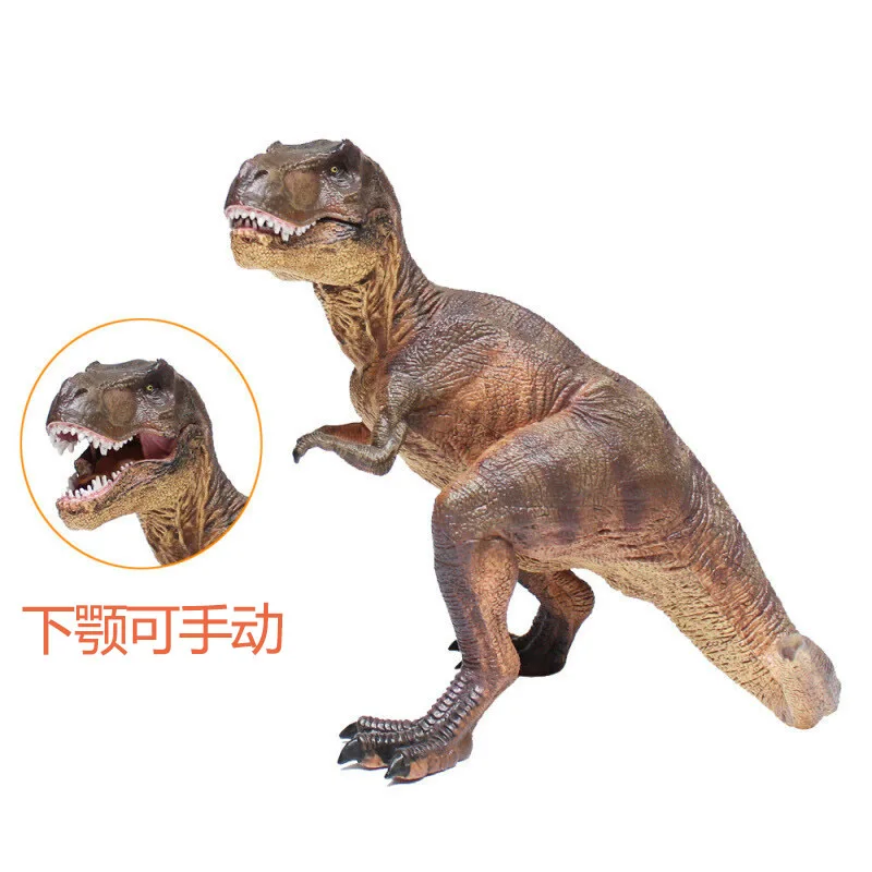 Модель на корточки T-Rex в парк развлечений украшения Пластик динозавр юркского периода мира 2-х летнего детские игрушки дивотных, насыпного груза