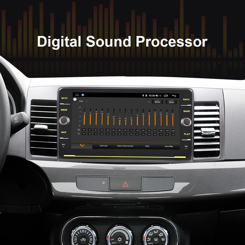 EBILAEN Car Radio Multimedia player For Mitsubishi Lancer X 2Din Android 8.1 Autoradio GPS Navigati