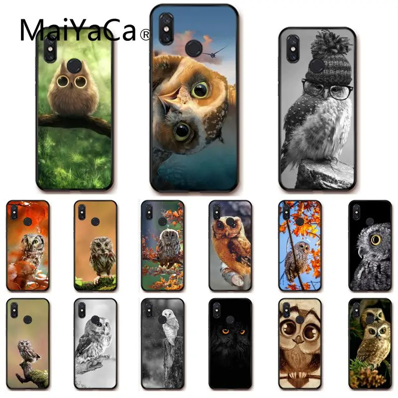 Чехол для телефона Maiyaca Animal Owl Xiaomi mi5 6 A1 A2 Lite Mi9 9SE mi8lite 8explorer Pocophone F1|Бамперы| |