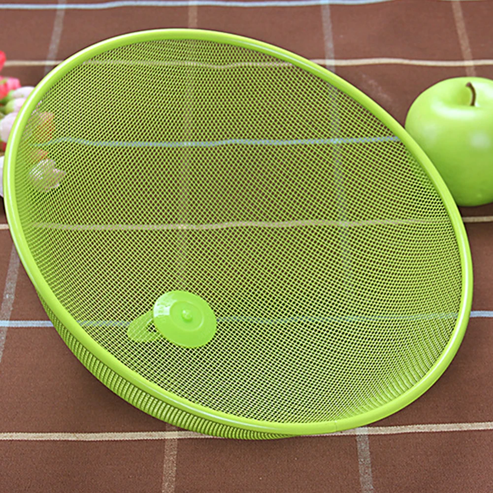 Корзина для хранения фруктов практичный держатель для мытья овощей железная пластина с крышкой украшение сетка обеденный стол свежий слив