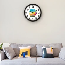 Диаметр 35,5 см креативные ЖК-часы модные современные часы для гостиной индивидуальные спальня календарь часы Современный дизайнерский таймер