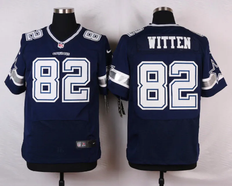 Stitiched, Dallas s, Tony Romo, Emmitt Smith, Sean Lee, Jason Witten, Dez Bryant, Ezekiel Elliott Jersey - Цвет: Dark Grey